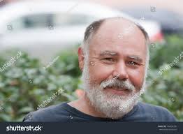 Happy Balding Man Outdoors During Day Stock Photo 154656230