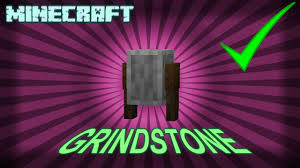 It's all quite simple once you. Minecraft How To Make A Grindstone 1 14 Youtube