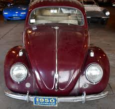 Image result for Bordeaux Red 1950 Beetle
