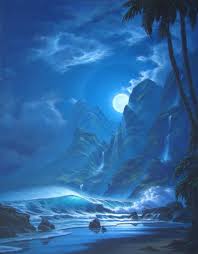 Surf Art Night Lightsscott Munzig Surf Art Fantasy Landscape Fantasy Art