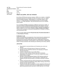 The accounting specialist ii, temporary workers, and volunteers. Physical Security Procedures Specialist