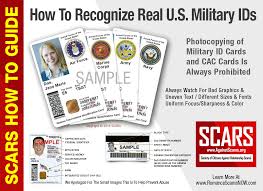 The department of defense issues identification cards to service members, their family members and others to prove their identity and their connection to the defense department. How To Spot Fake United States Military Id Cards Scars Guides