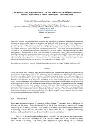 Pdf drive investigated dozens of problems and listed the biggest global issues facing the world today. Pdf Development Of An Adventure Based Learning Module And The Effect Fundamental Statistics Achievement Critical Thinking And Leaderships Skill Mohd Afifi Academia Edu