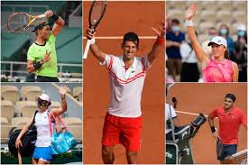 The us open, the olympics and wimbledon are. French Open 2021 Full Results Day 5 Nadal Federer And Djokovic Ease Into Third Round Barty Withdraws