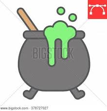 Wiccansmay have cauldrons, but use them for burning fires and incense in rituals or for decoration in the home. Witch Cauldron Color Vector Photo Free Trial Bigstock