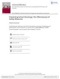 But even more so than with other security investments, installing metal. Pdf Preventing School Shootings The Effectiveness Of Safety Measures