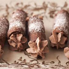 Homemade Chocolate Cannoli Recipe Homemade Chocolate Desserts Easy Party Desserts