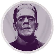 Victor Frankenstein Round Beach Towels for Sale