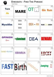 While artwork, piece size, and. Dingbats Picture Quiz Pr2048