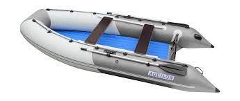 Inflatable PVC boat Aquilon 390, gray-white, deck inflatable low pressure  barcode: AQ390gw - buy now | F25 boat equipment and accessories