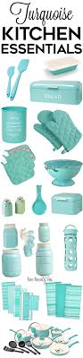 turquoise kitchen decor & appliances