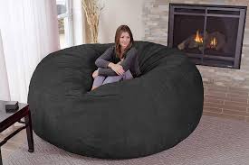 Giant 8 Foot Bean Bag Chair Fits 3 People Huge 8 Feet Long Chill Sack Lounger Bean Bag Chair Giant Bean Bags Giant Bean Bag Chair