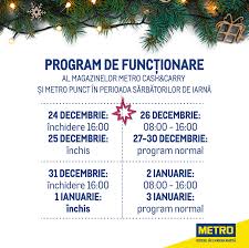 De sărbători, am pregătit un program special pentru tine ? Supermarketuri Program Special De SÄƒrbÄƒtori 2020 2021 Outinmures