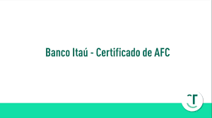 Find the latest itau unibanco banco holding sa (itub) stock quote, history, news and other vital information to help you with your stock trading and investing. Banco Itau Certificado De Afc Youtube