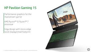 Amd is scoring some serious credit with its latest ryzen 3000 series processors (cpus) in desktop computers, but when it comes to mobile devices, intel has still dominated. Hp Pavilion Gaming 15 Laptop Gaming Harga Terjangkau Dengan Jeroan Bukan Abal Abal Amd Indonesia