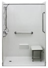 Check spelling or type a new query. Five Piece 54 In X 31 In Wheelchair Accessible Shower
