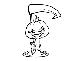 Dibujo De Calabaza De Halloween Mortifera Para Colorear Dibujo De Calabaza Calabazas De Halloween Halloween Para Colorear