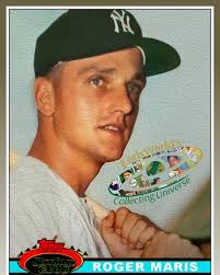 In 1961 Roger Maris batted 269, 61 hrs, and 141 RBI'S. He had a tremendous  year breaking Ruth's record. However, Maris did that in 162 games. Babe  Ruth hit 60 in 154