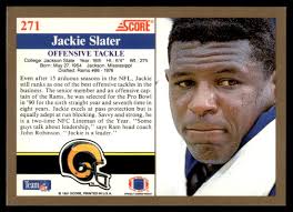 1991 Score Jackie Slater #271