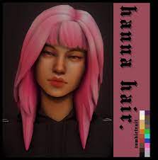 Hanna Hair It Looks Like Hannah Montana Base Game Compatible Hat Compatible All Ea Colors A Light Brown Shade An Ac Sims Hair The Sims 4 Packs The Sims 4 Pc