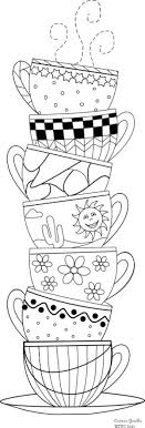If you have children who love to color, you should give them some of our printable tea cup pattern coloring pages. Turn Old Teacups Into Charming Mini Gardens 9 Cute Teacup Gardens Minigardens Coloring Pages Embroidery Patterns Coloring Books