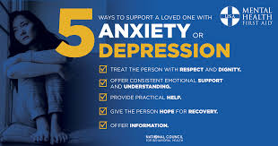 Check spelling or type a new query. Five Ways To Support A Loved One With Anxiety Or Depression Mental Health First Aid