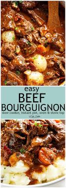 Beef Bourguignon Julia Child Recipe Cafe Delites Redwine Beef Bourguignon Slow Cooker Beef Bourguignon Easy Beef Bourguignon