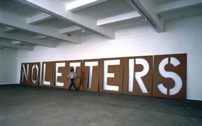 Work by Fiona Banner