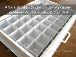 Buy top selling products like dream drawer organizer in white (set of 4) and org drawer organizer in grey. Make Socks Organizer From Bristol Board Sock Organization Diy Drawer Dividers Drawer Organizer Diy