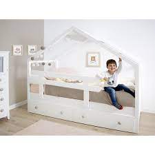 Letto a castello come da immagine. Letto A Casetta Con Cassetti Bianco Tetto