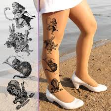 Top 15 tattoo removal tips and aftercare. Alice In Wonderland Tattoo Tights On We Heart It