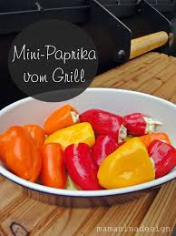 Sommer Im Garten Gefullte Mini Paprika Vom Grill Mini Paprika Lebensmittel Essen Essen