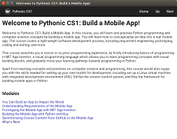 We did not find results for: Building The Mobile Learning App In Python And Kivy Pythonic Cs1 Build A Mobile App 0 2 0 Documentation