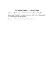 198 judicial district court reporter
