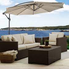 How To Weigh Down And Secure A Cantilever Umbrella Outsidemodern Best Patio Umbrella Cantilever Patio Umbrella Large Patio Umbrellas