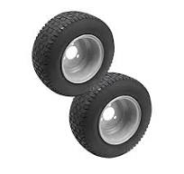 16x6.50-8 Snapper Rear Engine Wheel & Tire Set (3-Holes - Painted Grey)