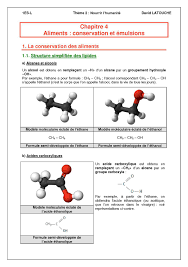 Calameo Chapitre 4 Aliments Conservation Et Emulsions