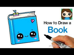 How To Draw A Book Easy Cute Back To School Supplies Youtube Cute Drawings Drawing Lessons For Kids Cute Kawaii Drawings