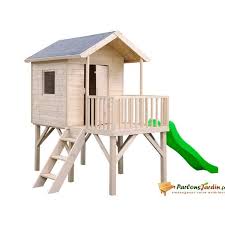 Maisonnette En Bois Sur Pilotis Pour Enfants Pu Maisonnette En Bois Cabane Exterieur Enfant Cabane Enfant