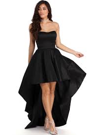 Annie Black Bold Drama Dress Windsorcloud High Low Evening Dresses Womens Prom Dresses High Low Prom Dresses
