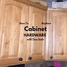 how to replace kitchen cabinet hardware