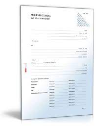 Maybe you would like to learn more about one of these? Zahlerprotokoll Wohnung Bei Mieterwechsel Muster Zum Download