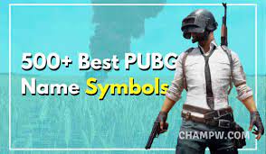 Consider these tips to pick a cool name:. 500 Best Pubg Name Symbols For Pubg Names