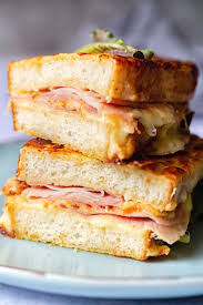 Classic Croque Monsieur Sandwich Made The Easy Way Croque Monsieur French Sandwich Croque Monsieur Simple Sandwiches
