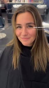 Maci did the big chop ✂️ and we’re obsessed! We said goodbye to those long  locks and hello to a fresh new look featuring a soft sandy money piece 🤍✨  Total transformation vibes!