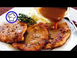 Koteletts Aus Dem Backofen Mit Einer Traumhaften Sosse Youtube Fleisch Gerichte Essensrezepte Essen Rezepte