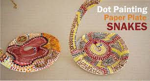 Preschool is so much fun. Naidoc Dot Painting Paper Plate Snake School Mum