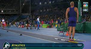 Sam kendricks (born september 7, 1992) is an american pole vaulter. Sam Kendricks Stops Mid Pole Vault For National Anthem