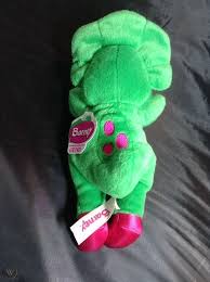 The single peaked at number five on the uk singles chart. Gund Barney Baby Bop Dinosaur Green Purple Plush Bean Bag 7 Toy 1997 With Tags 1756043918