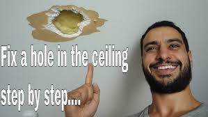 how to fix a hole in plasterboard wall
